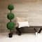 4ft. Potted Artificial Triple Ball Boxwood Topiary Tree